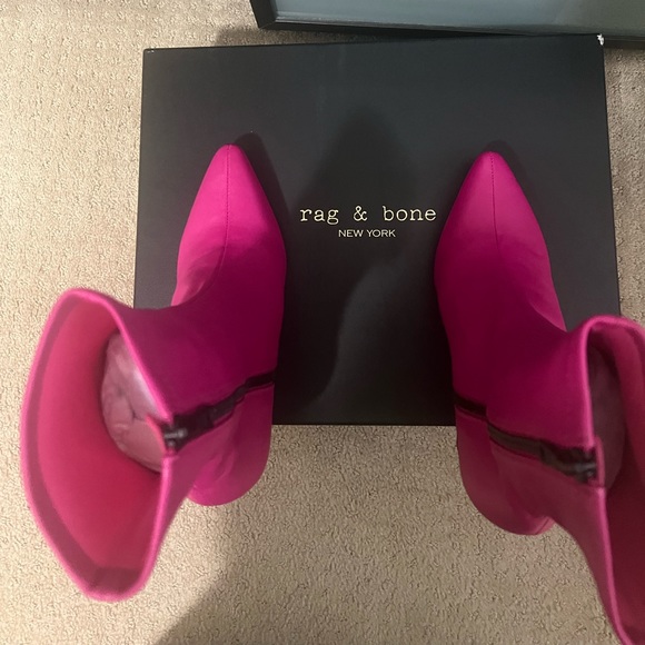 Rag & Bone Phoenix Wedge Boot - Fuchsia - 38 - Picture 6 of 9